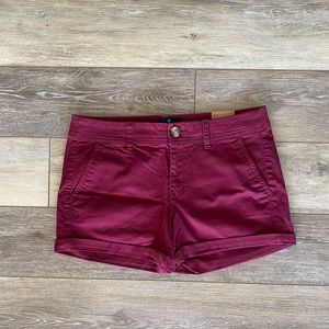 Midi Low Rise Twill American Eagle Shorts